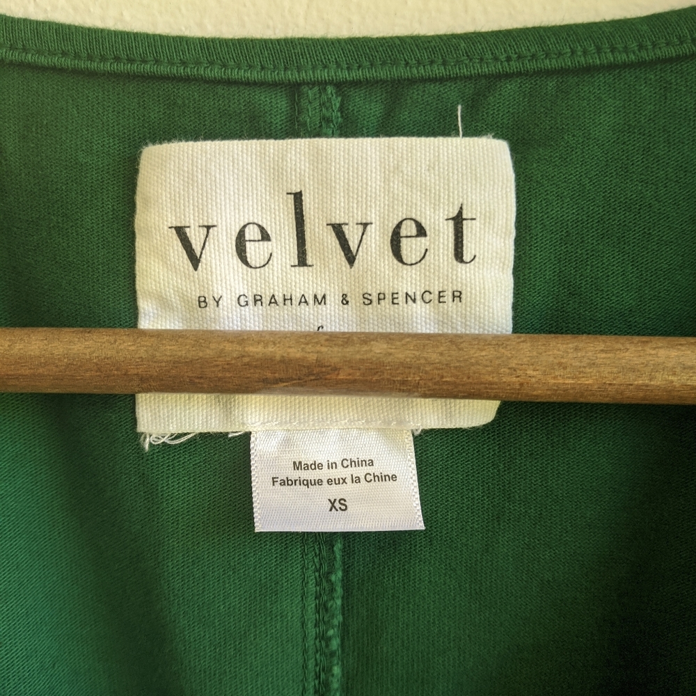SOLD Anthropologie Green Front Seamed Dress - Picture 3 of 6